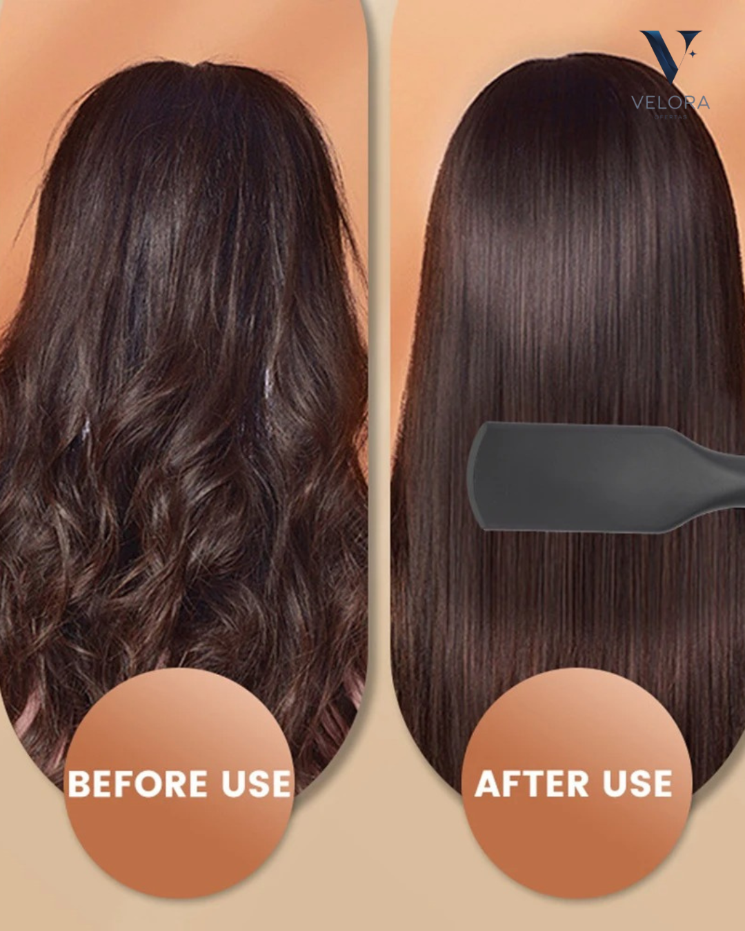 Cepillo Alisador Multifuncional